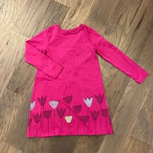 Fuschia Flower Dress by Tea Collection